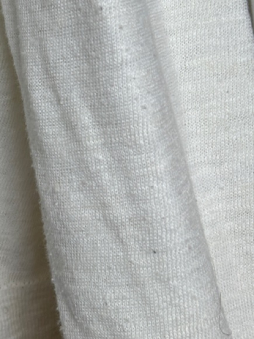 Vince Linen Blend Slub Knit Pullover Hoodie
White XL - Picture 7 of 12